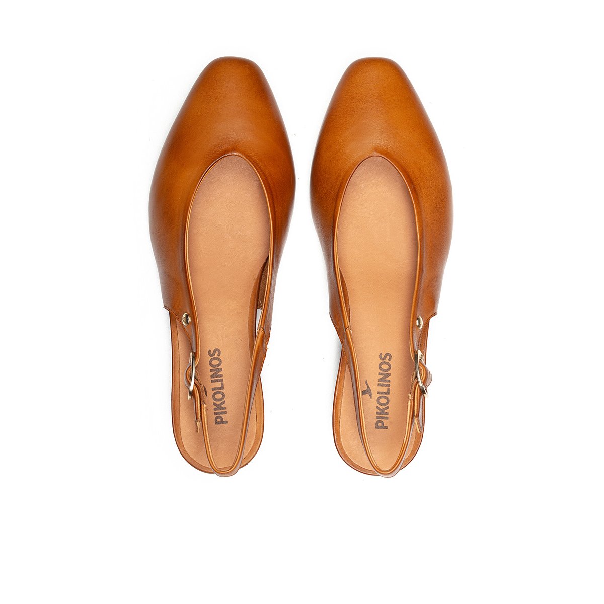 Chaussures à talon cuir Manises brandy, PIKOLINOS