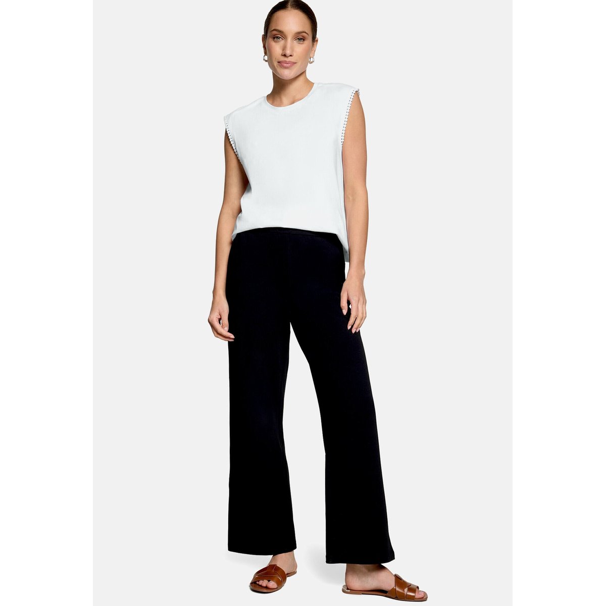 Pantalon basique de longueur 7/8 black beauty, ZERO