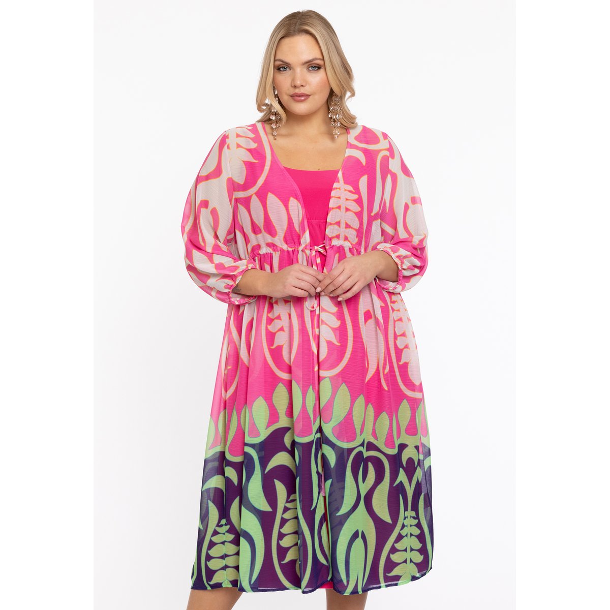 Cardigan imprimée rose, YOEK