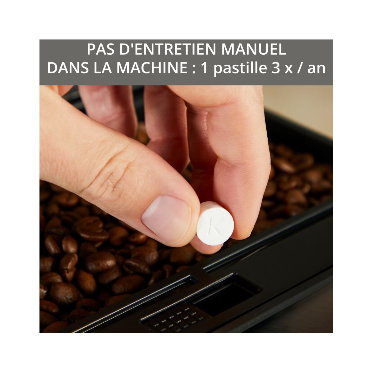 Expresso Broyeur YY5569FD couleur unique, KRUPS