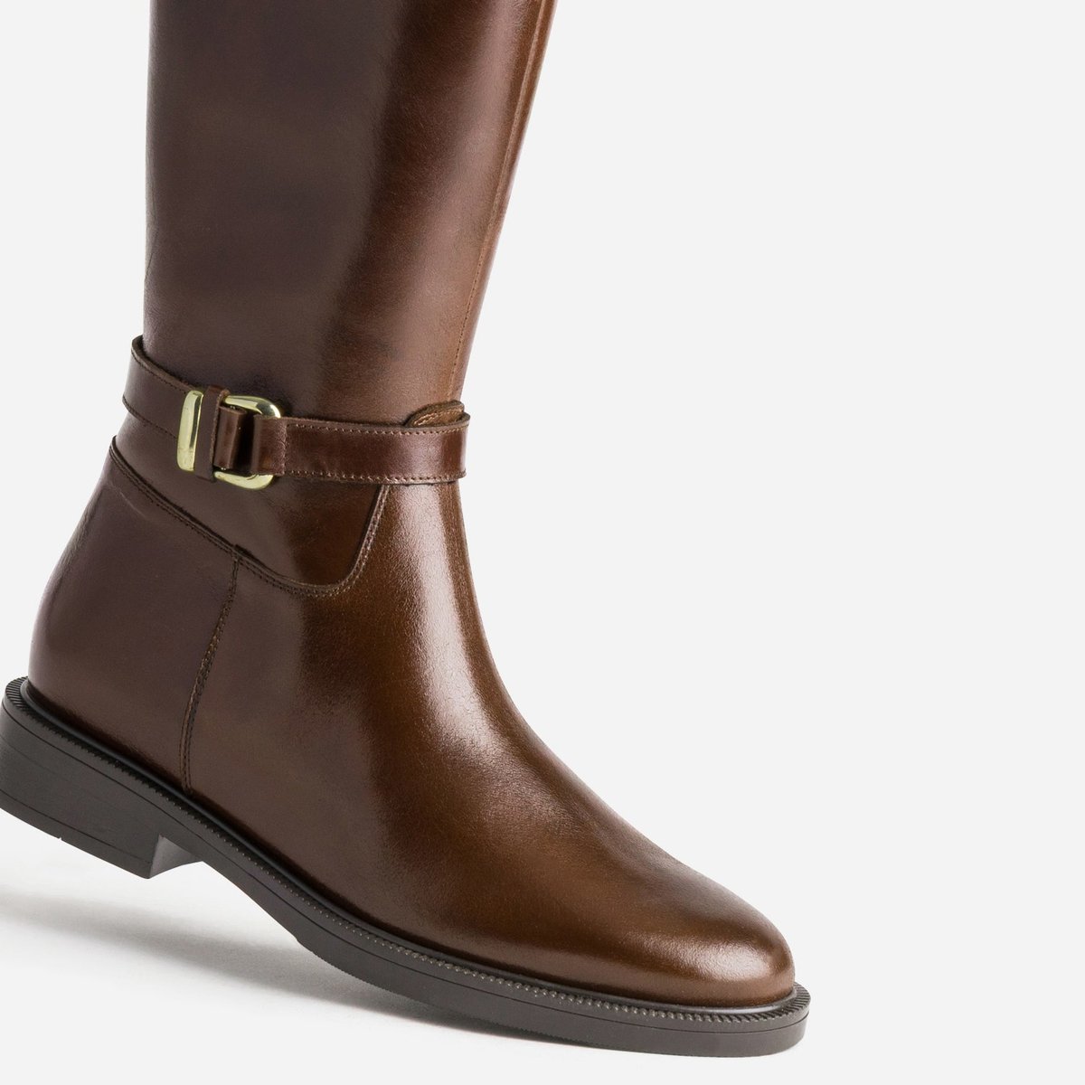 Botte Plate en cuir CATHARINA M cognac, ERAM