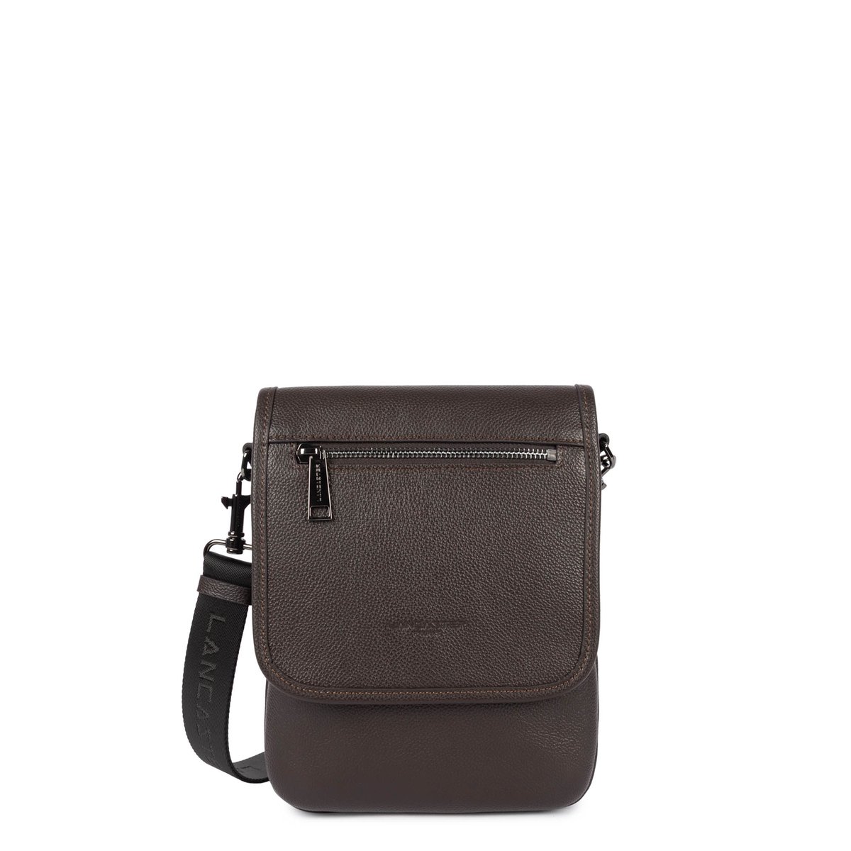 Petite sacoche MILANO GENTLEMEN marron, LANCASTER