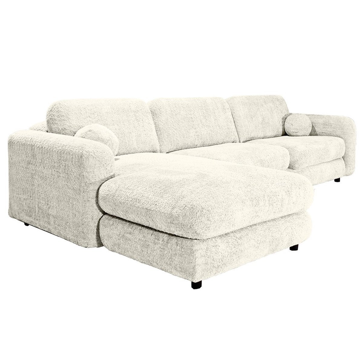 Canapé d'Angle gauche 4 places - RACHEL beige, BEST MOBILIER