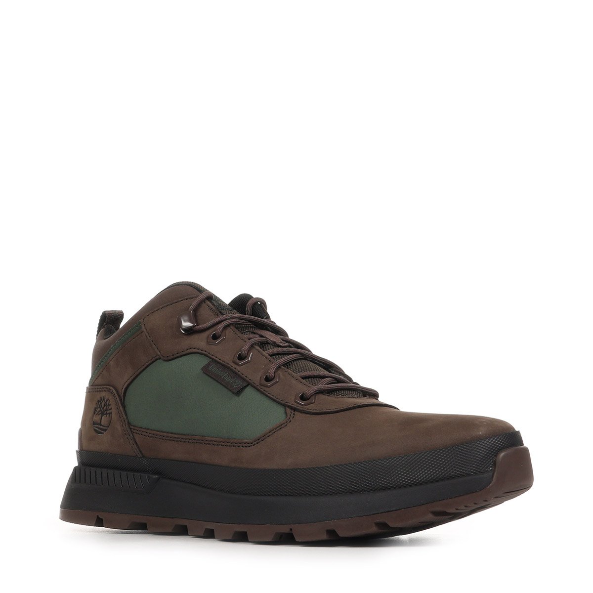 Baskets FIELD TREKKER LOW LACE SNEAKER deep brown nubuck leather, TIMBERLAND