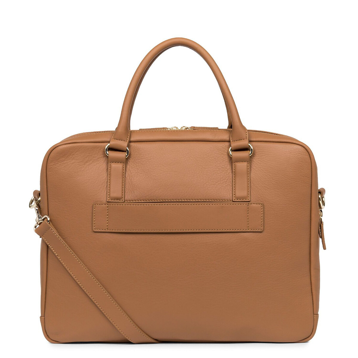 Sac porte-documents en cuir MADEMOISELLE BUSINESS camel, LANCASTER