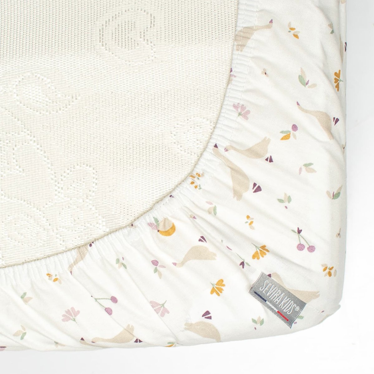 Drap-housse en coton SIDONIA multicolore, SEVIRA KIDS