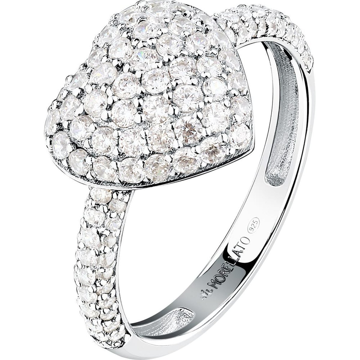 Bagues en Zircon/cubic Zirconia/recycled Silver 925/1000 et Zircon argent, MORELLATO