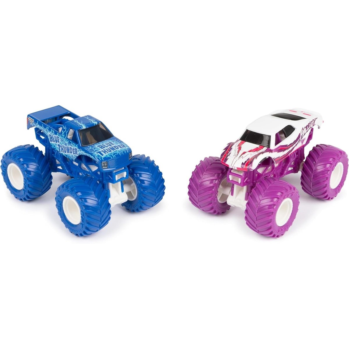 Monster Jam - Pack de deux véhicules DIE CAST 1:64 multicolore, SPIN MASTER