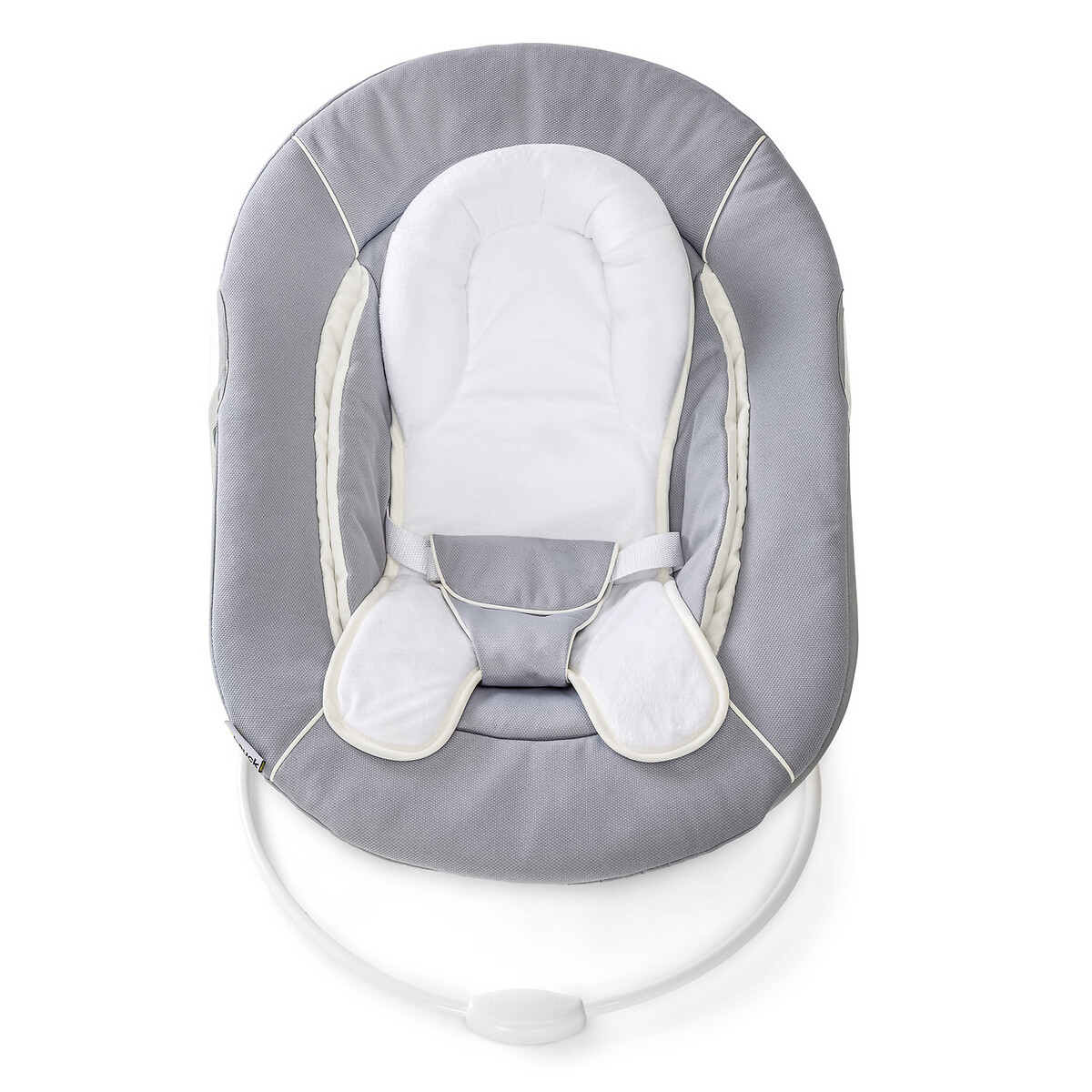 Transat balancelle pour chaise haute évolutive Alpha 2 en 1 marron gris, HAUCK