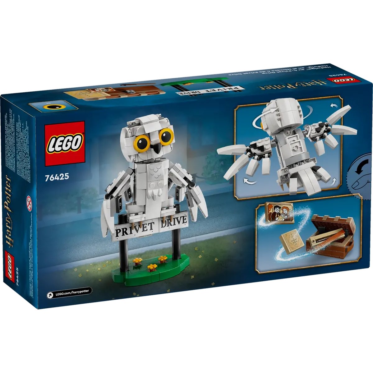 LEGO Harry Potter - Set Hedwige au 4 Privet Drive - 76425 pour les jeunes sorciers multicolore, LEGO