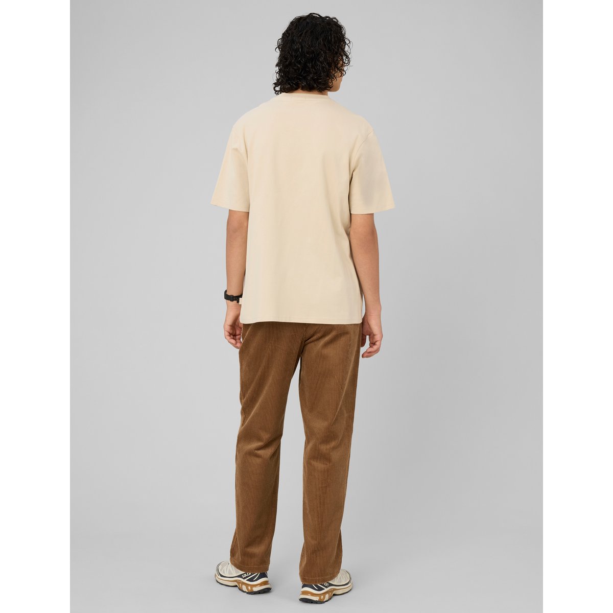 Pantalon velours côtelé camel, BZB