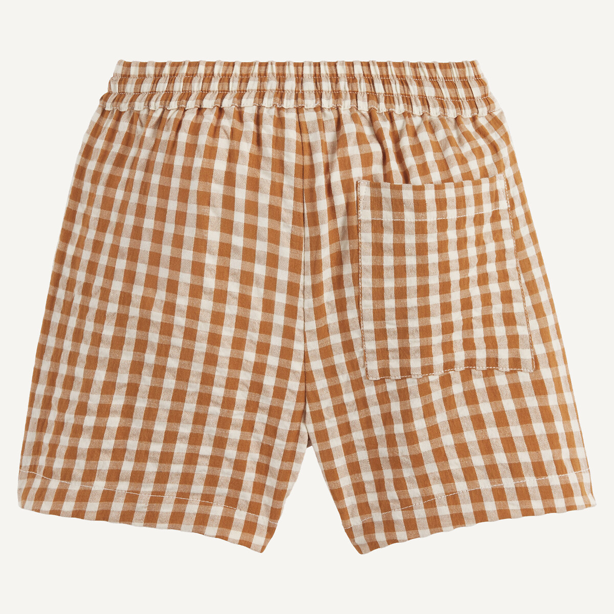 Bermuda à carreaux carreaux écru, LA REDOUTE COLLECTIONS