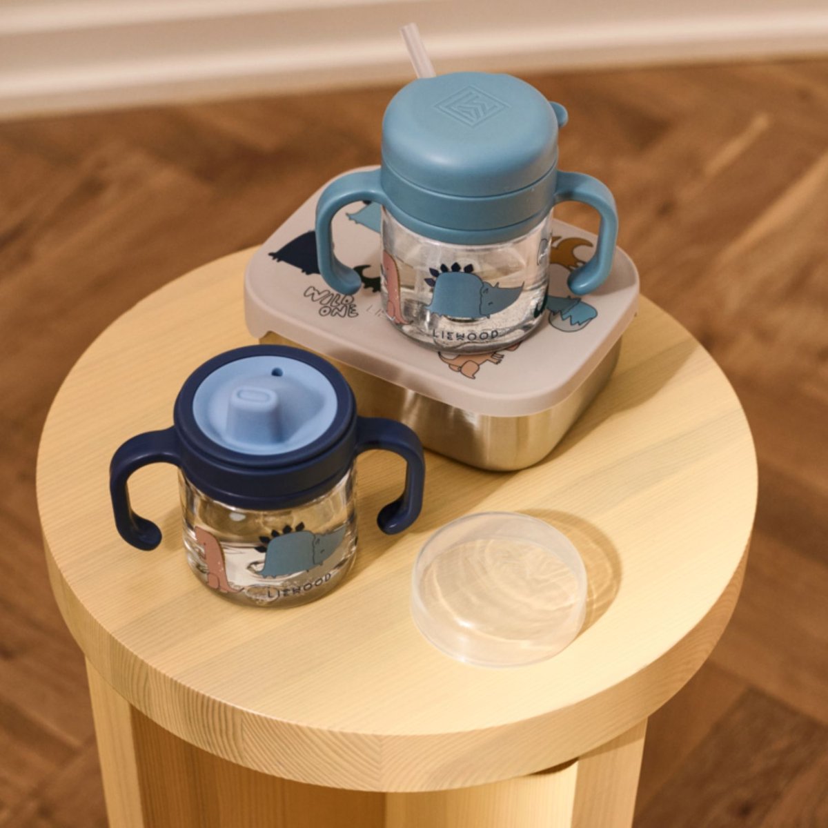 Tasse d'apprentissage Kylo bleu, marron, LIEWOOD