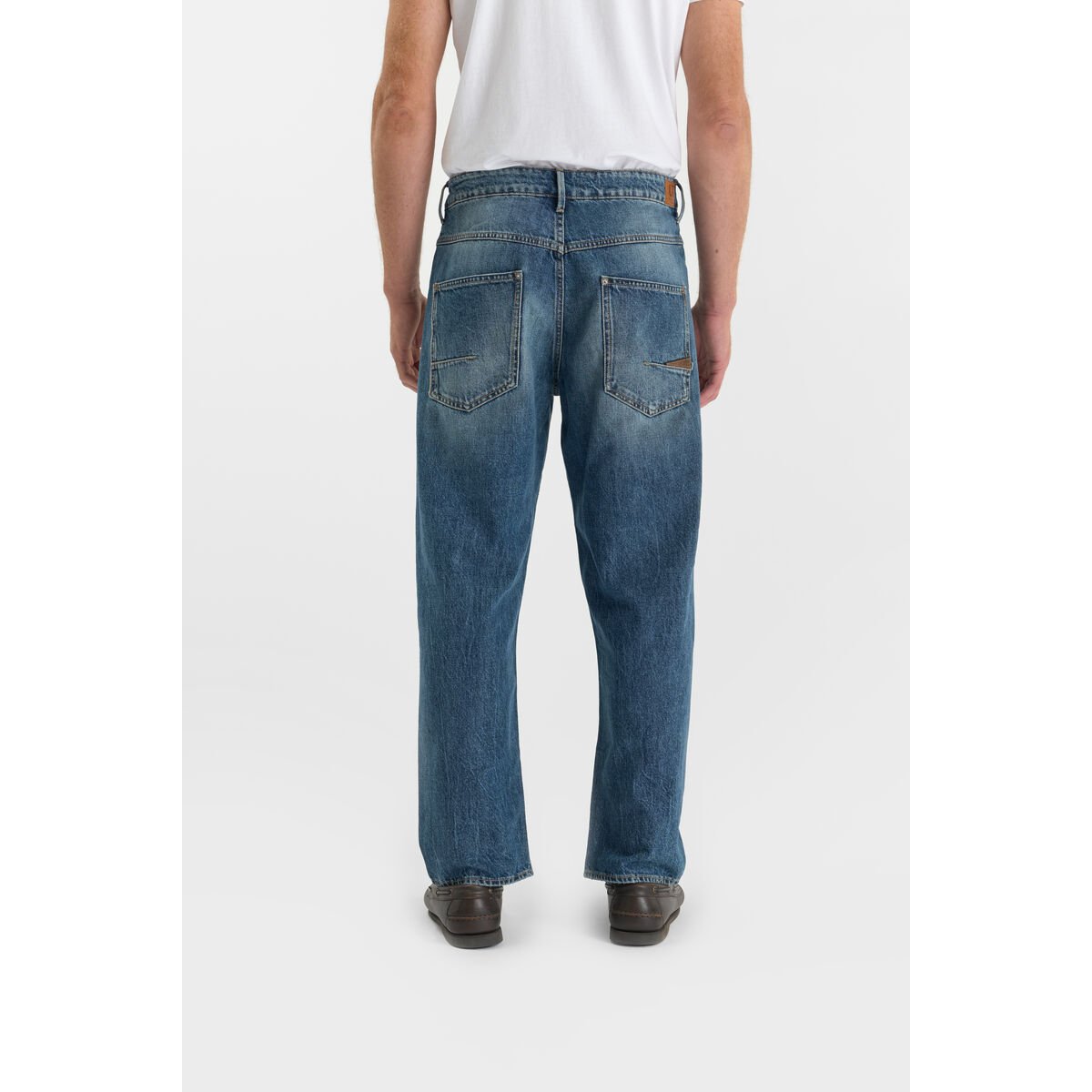 Jeans loose, large loose, longueur 34 blue, LE TEMPS DES CERISES