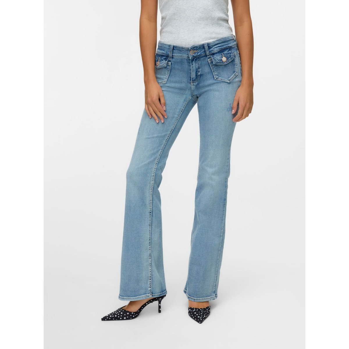 Jean Flared light blue denim, VERO MODA