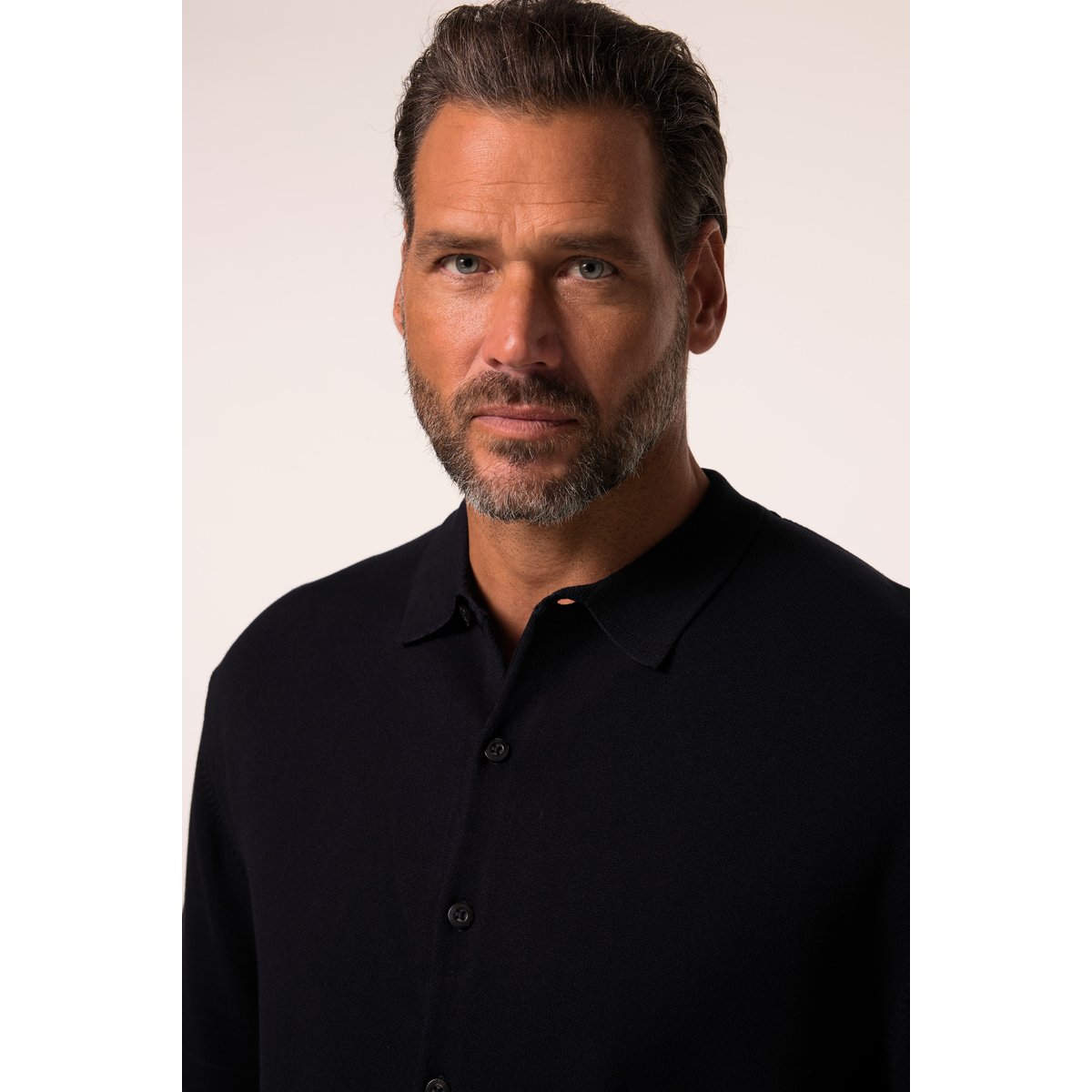 Chemise fine maille FLEXNAMIC® bleu marine, JP1880
