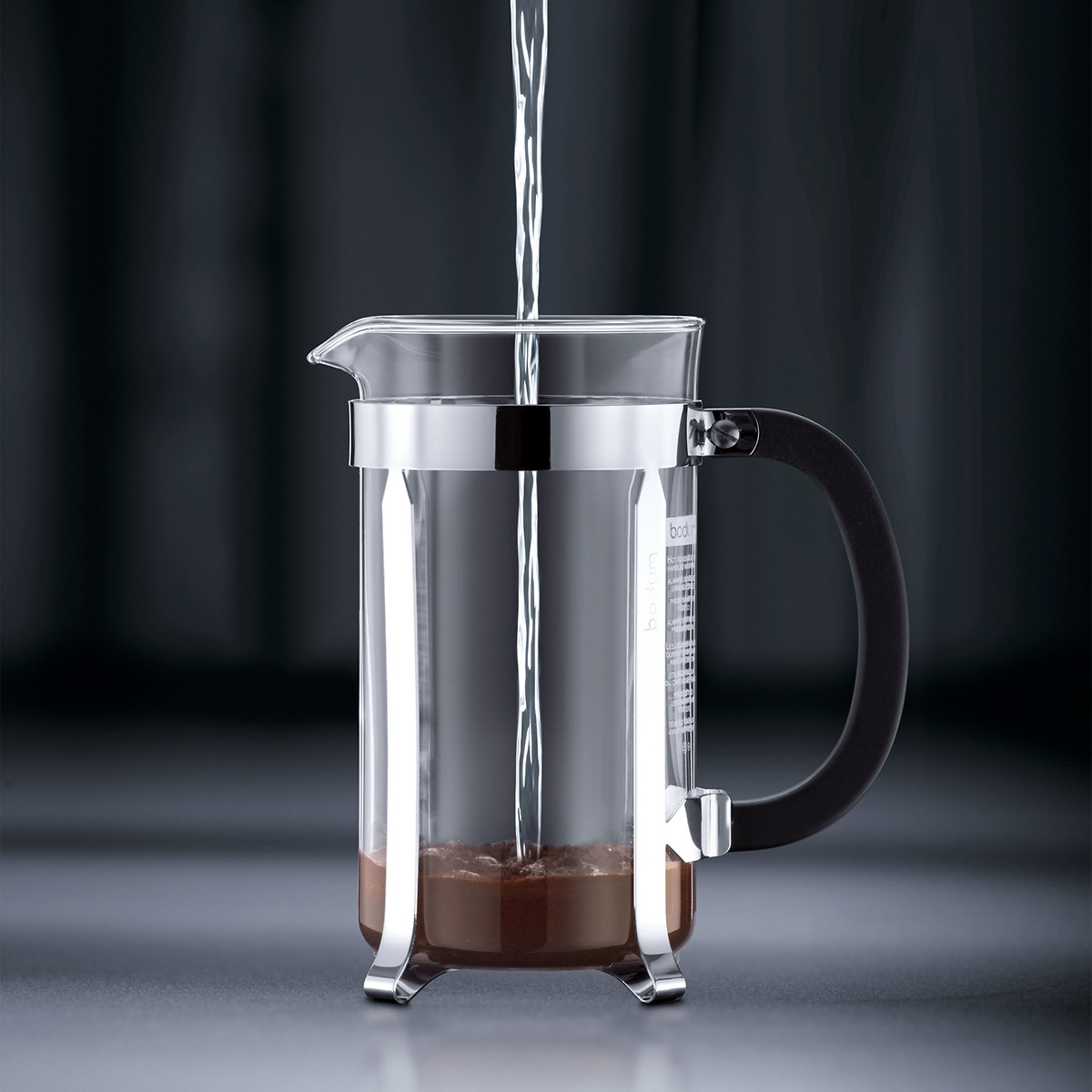 Cafetière à piston Chambord 8 tasses 1928-16 métal chromé, BODUM