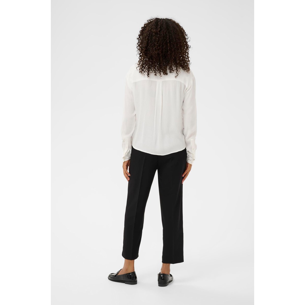 Chemise à manches longues blanc chalk, KAFFE