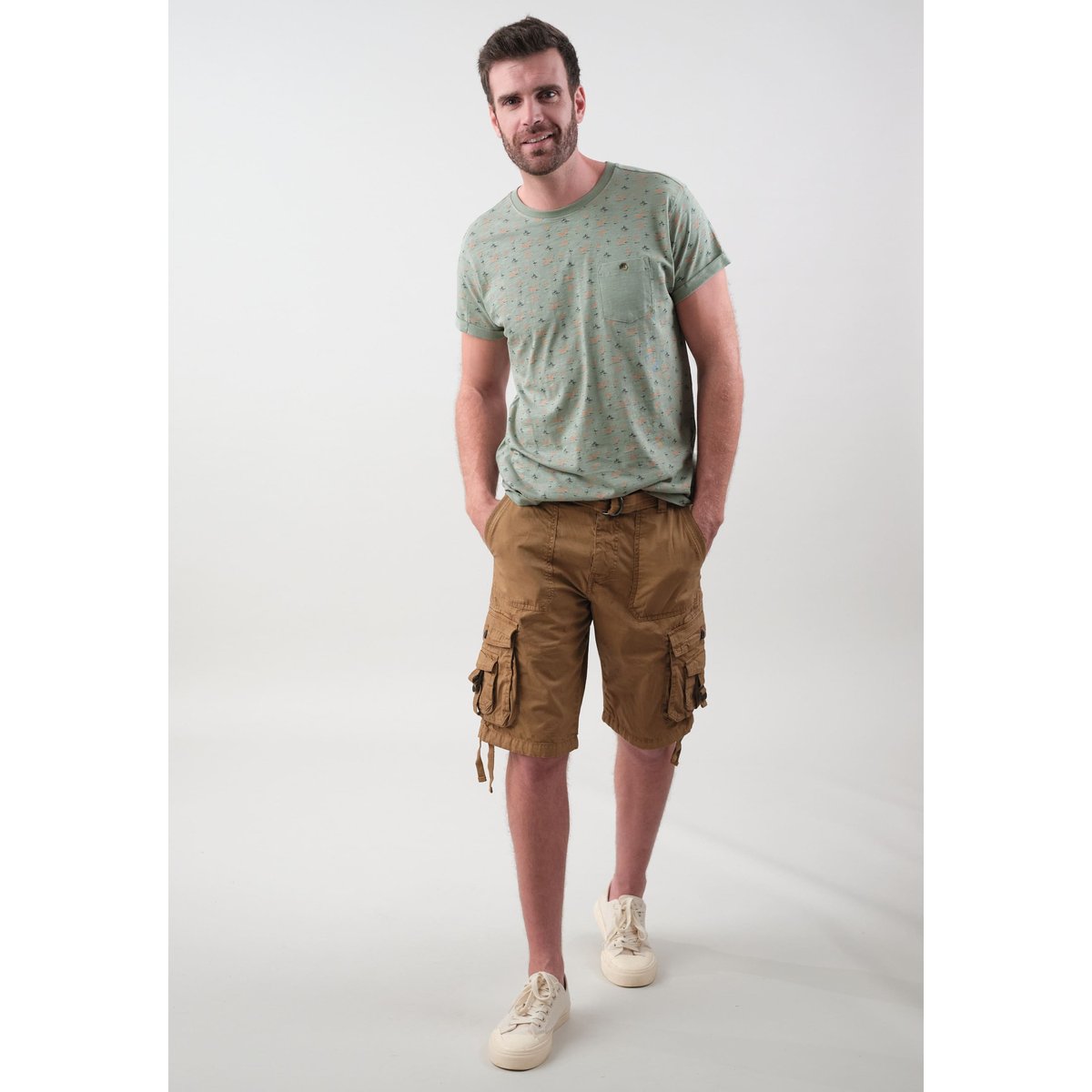 Bermuda casual HEAVEN camel, DEELUXE