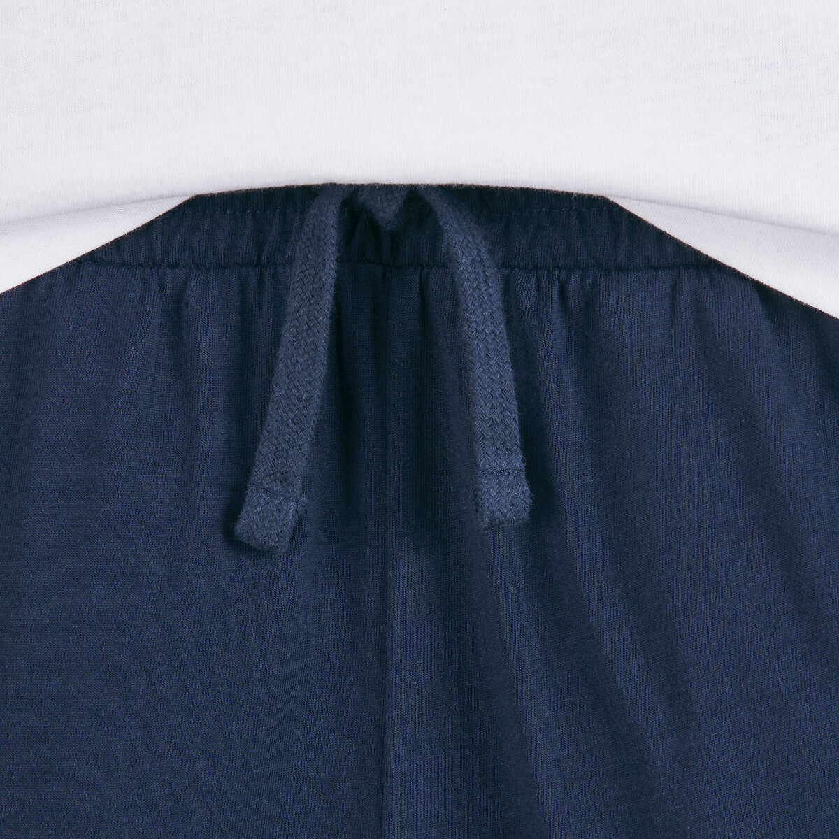 Pyjama aus Baumwolle, mit Aufschrift weiss/marine, LA REDOUTE COLLECTIONS
