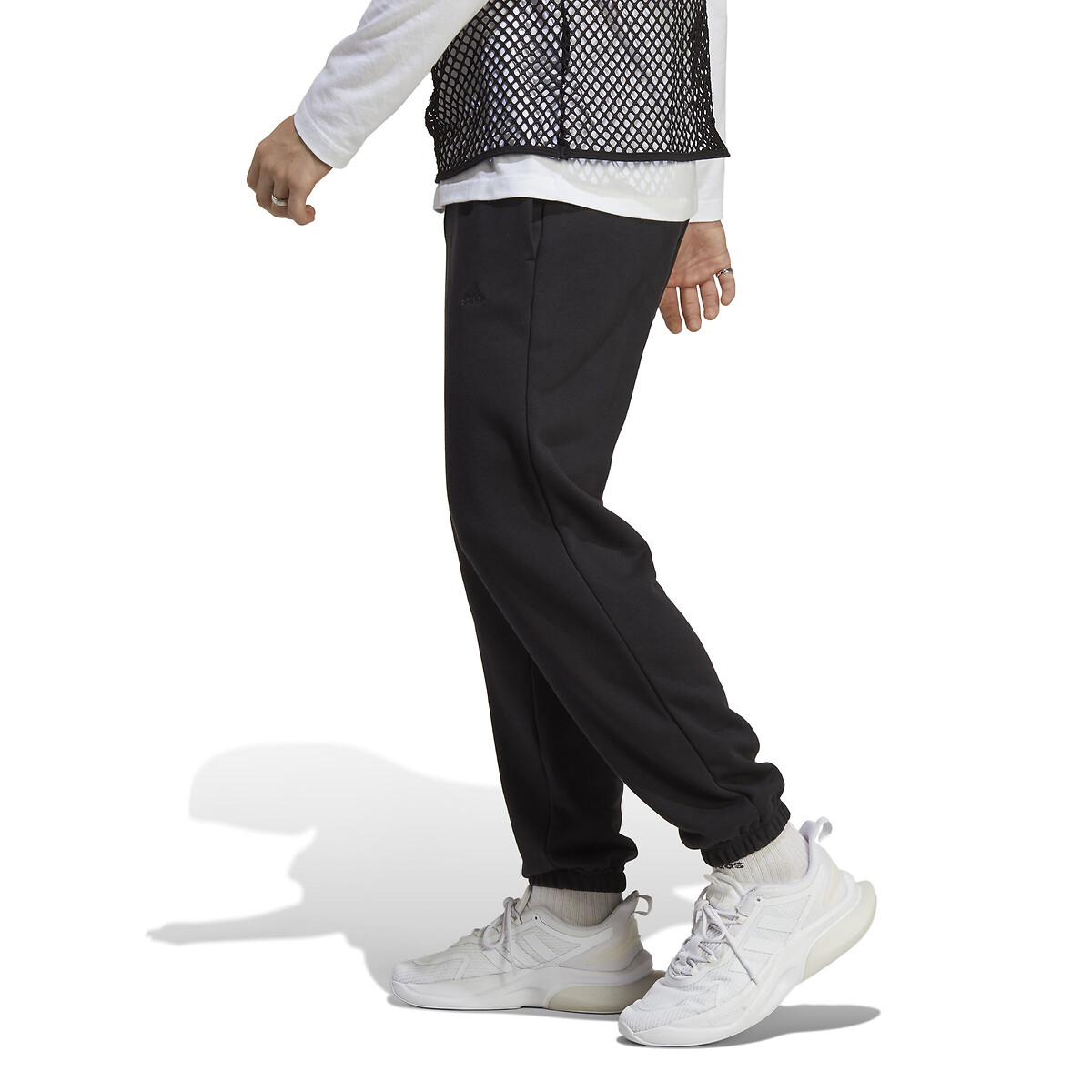 Pantalon en molleton noir, ADIDAS SPORTSWEAR