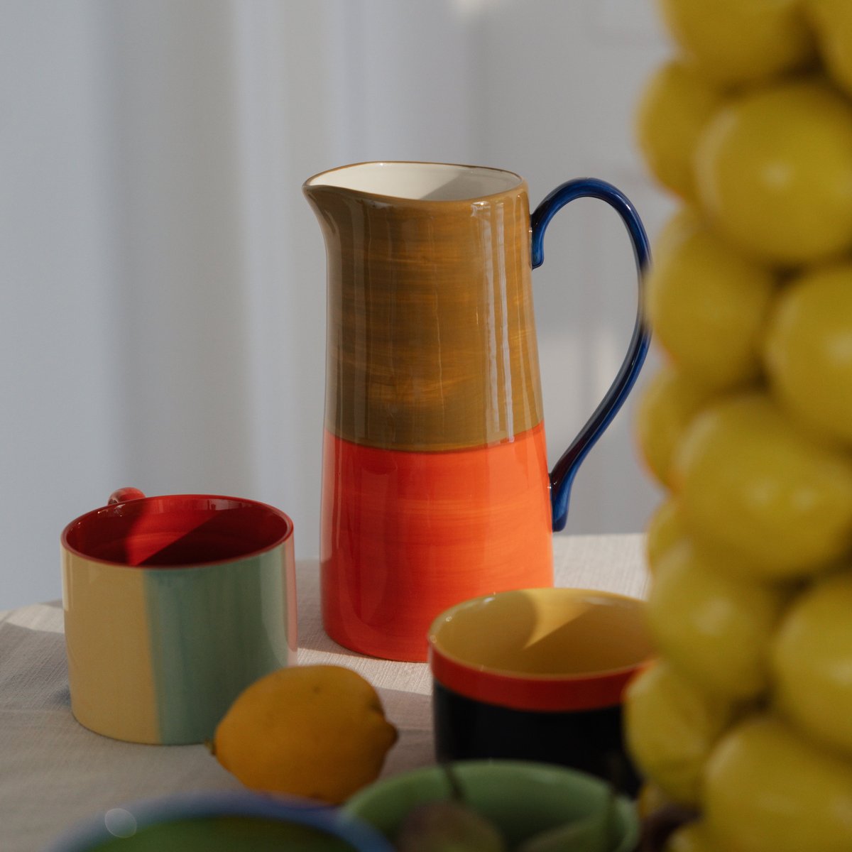 Carafe en grès, CAPRI multicolore, KARE DESIGN