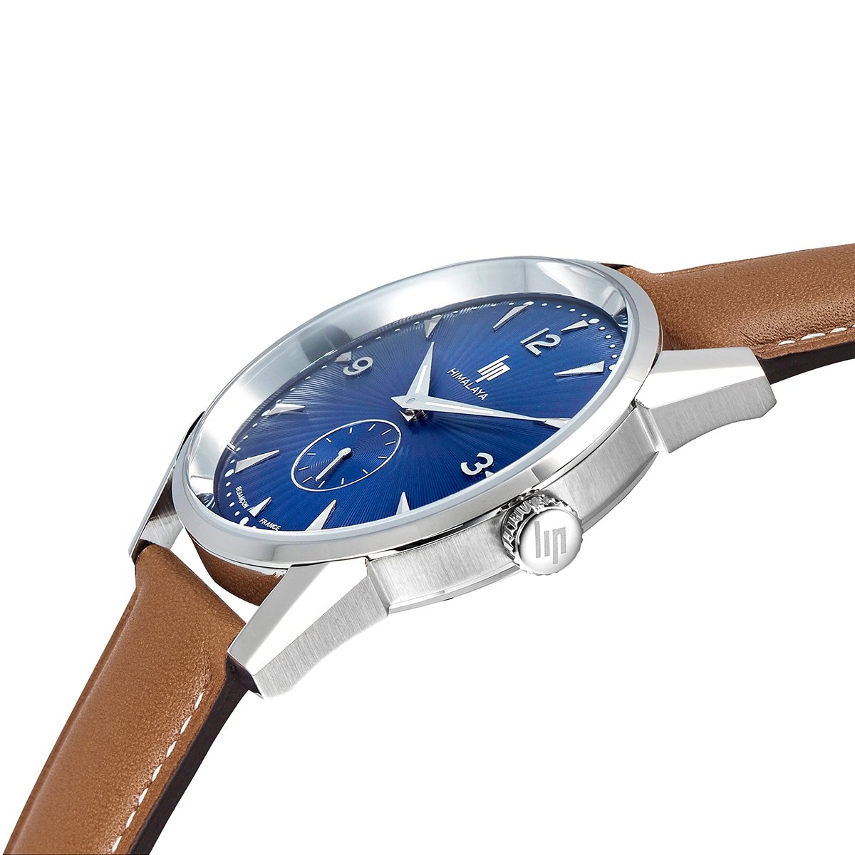 Montre Analogique HIMALAYA argenté bleu marron, LIP