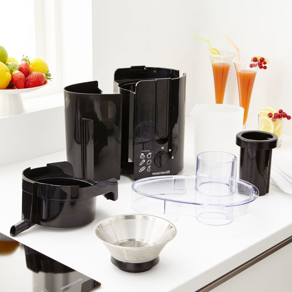Centrifugeuse ECTF 5 Multivita noir, ESSENTIEL B