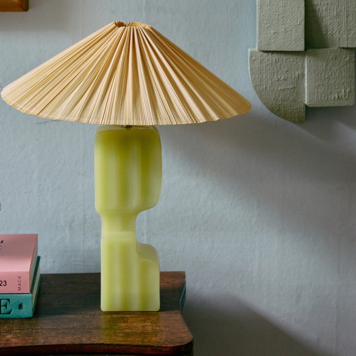 Abat-jour de lampe bambou Ivory crème, HKLIVING
