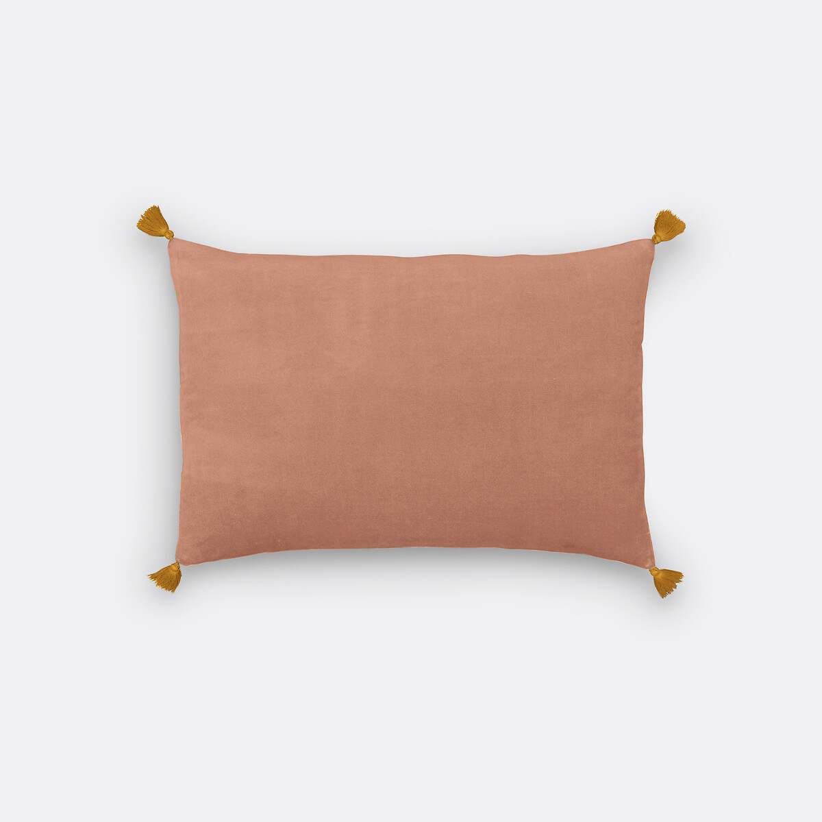 Federa per cuscino in velluto, Velvet praline, LA REDOUTE INTERIEURS