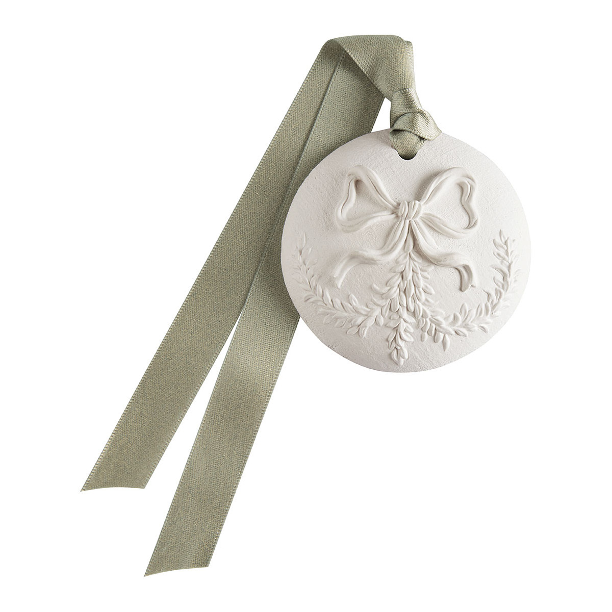 Coffret boules Sapin Doré RUBANS DE FÊTE blanc, MATHILDE M