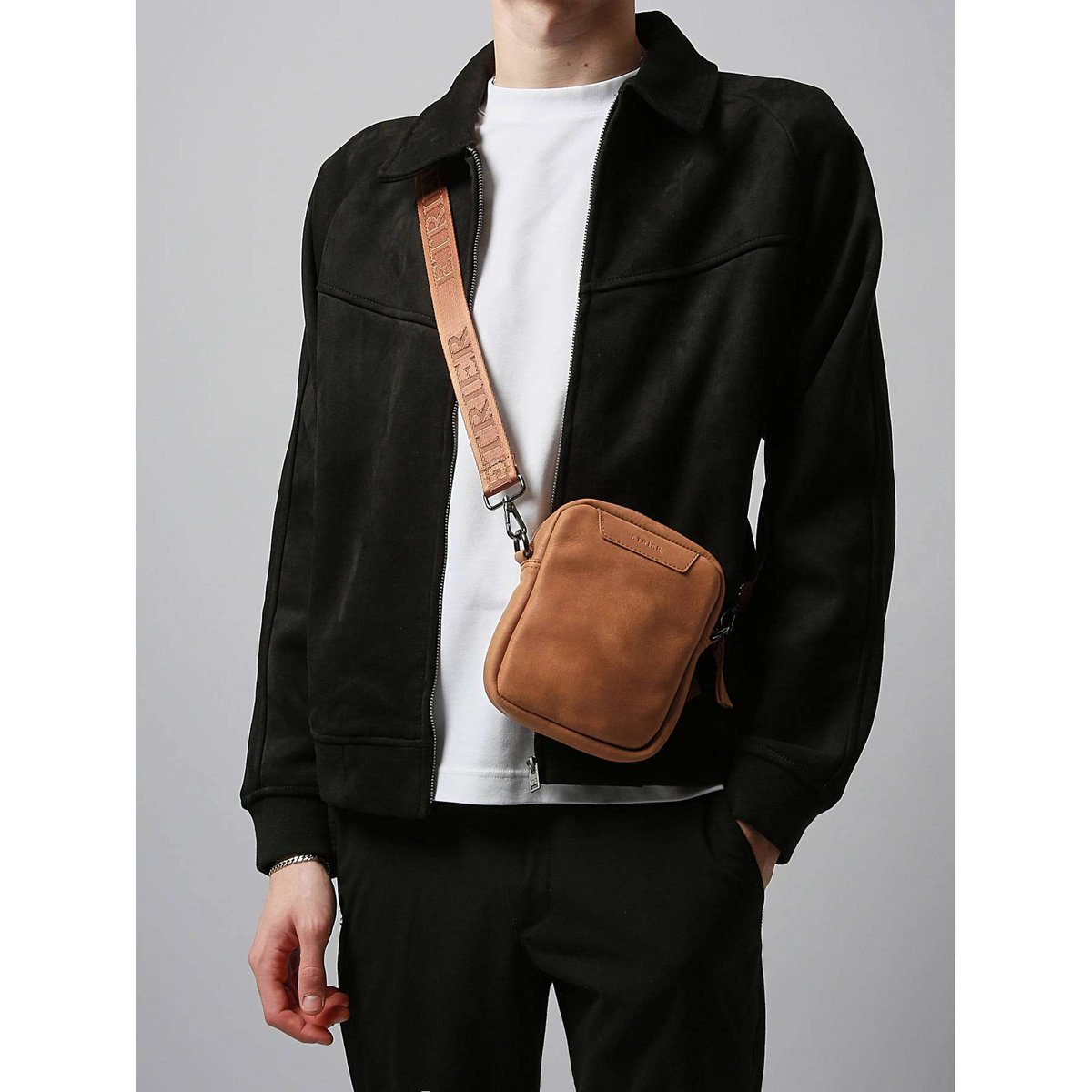 Sac bandoulière S Tolosa camel, ETRIER