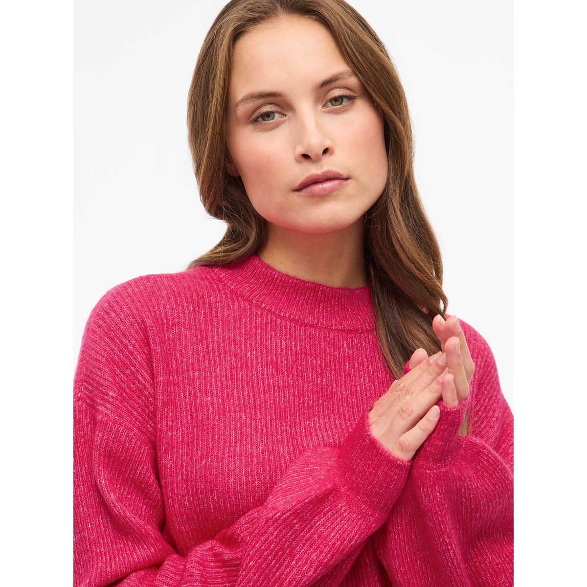 Pull En Maille pink yarrow, VILA