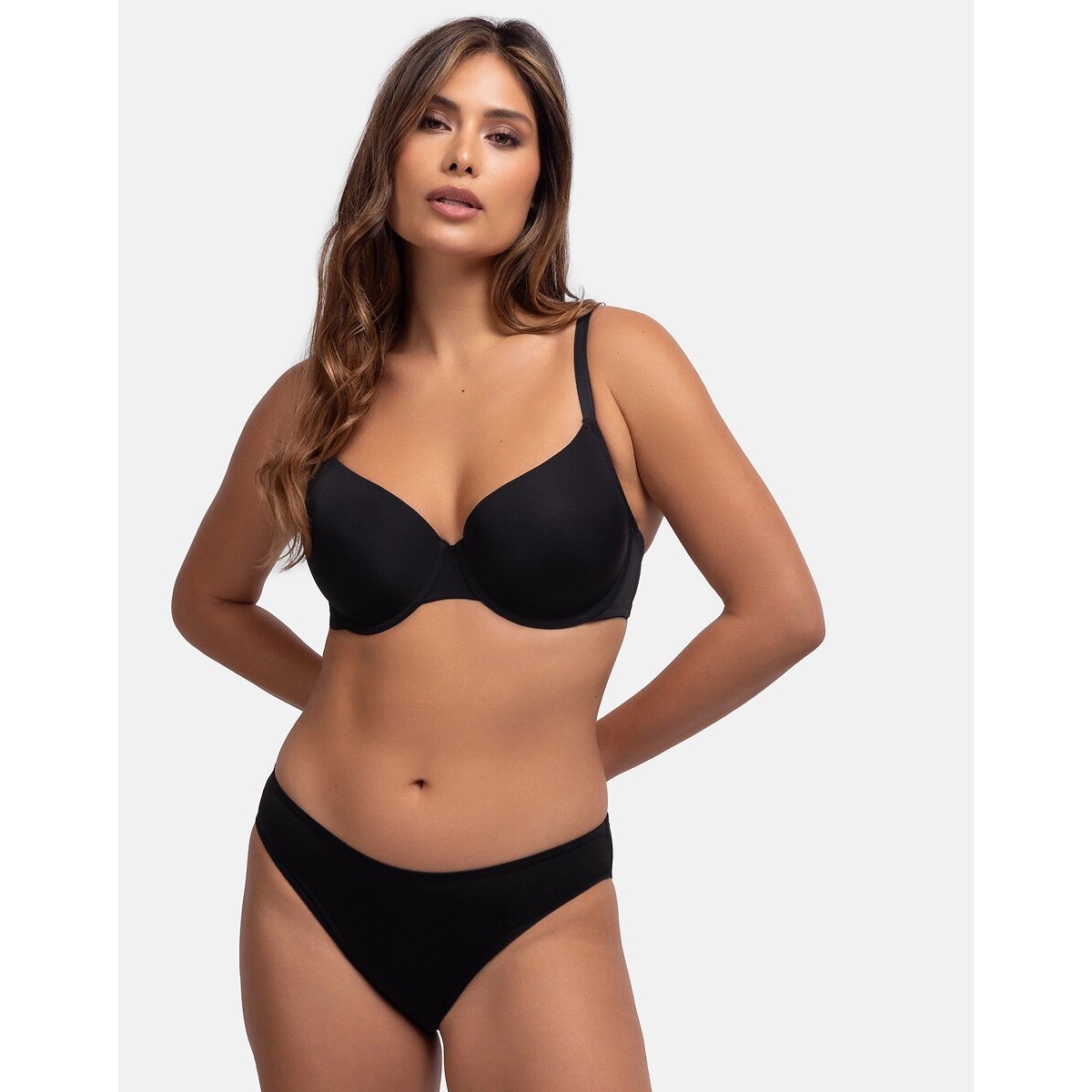 Reggiseno a mezza coppa MICHELLE nero , DORINA