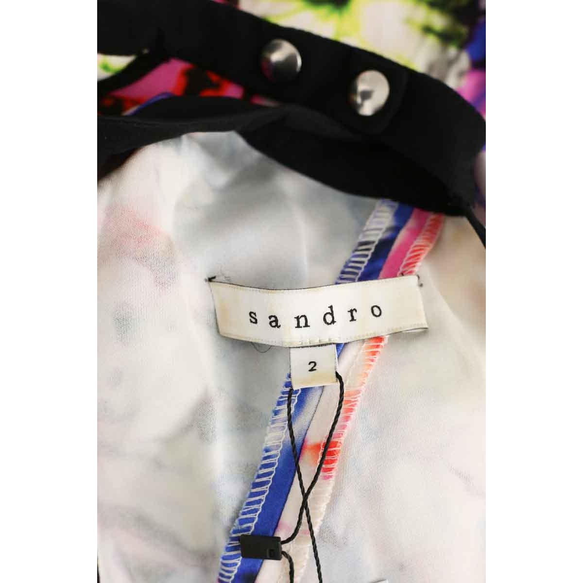 Robe - Très Bon État multicolore, SANDRO