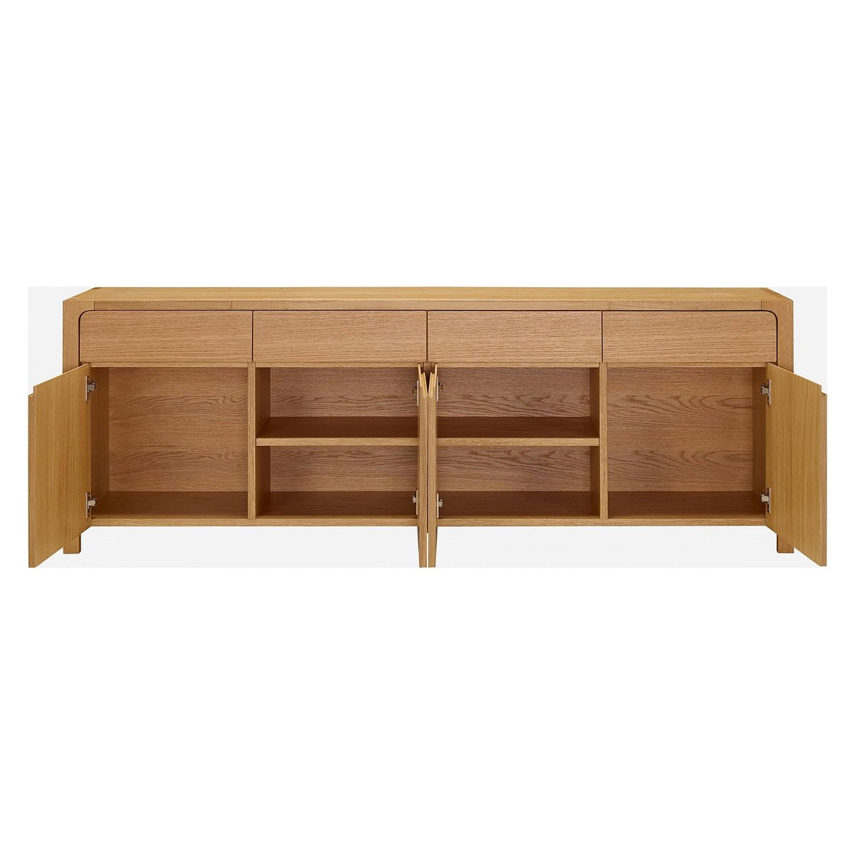 Buffet bois IVOINE naturel clair, HABITAT