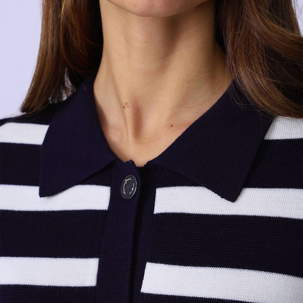 Cardigan Dorine bleu marine, MISE AU GREEN