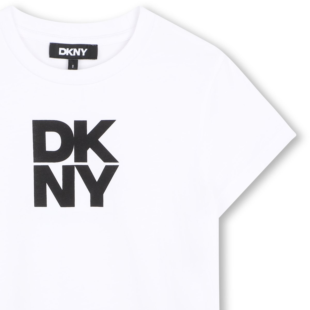 Tee-shirt manches courtes blanc, DKNY