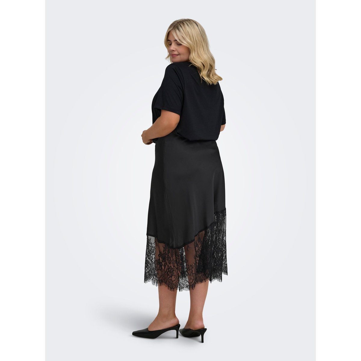 Jupe Asymétrique black, ONLY CARMAKOMA