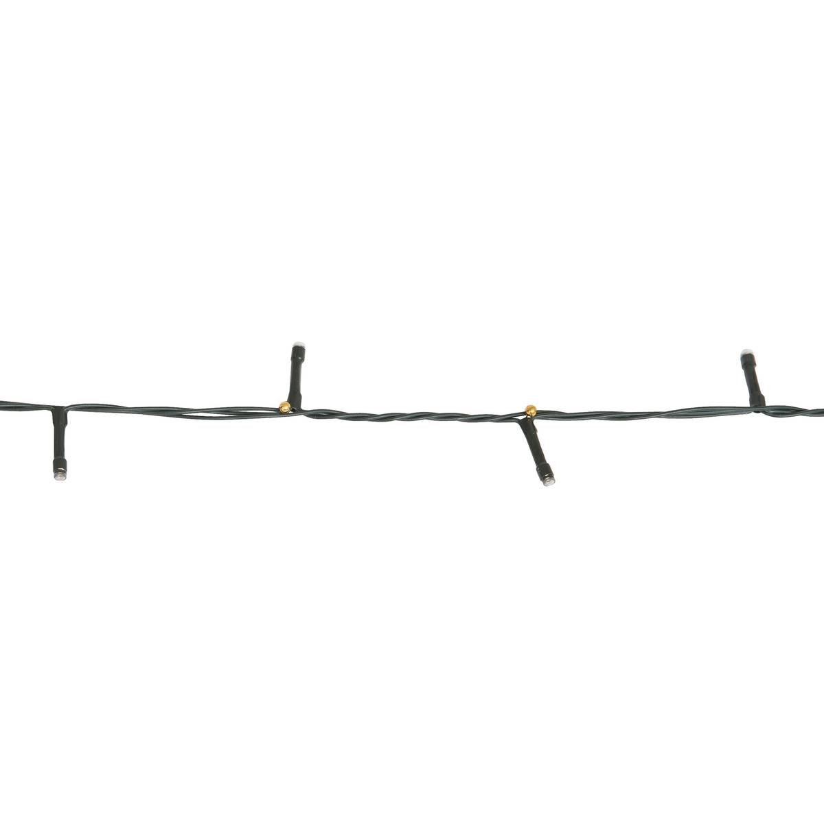 Guirlande lumineuse extérieure 120 LED 8 fonctions long 9 m vert, FEERIC LIGHTS & CHRISTMAS