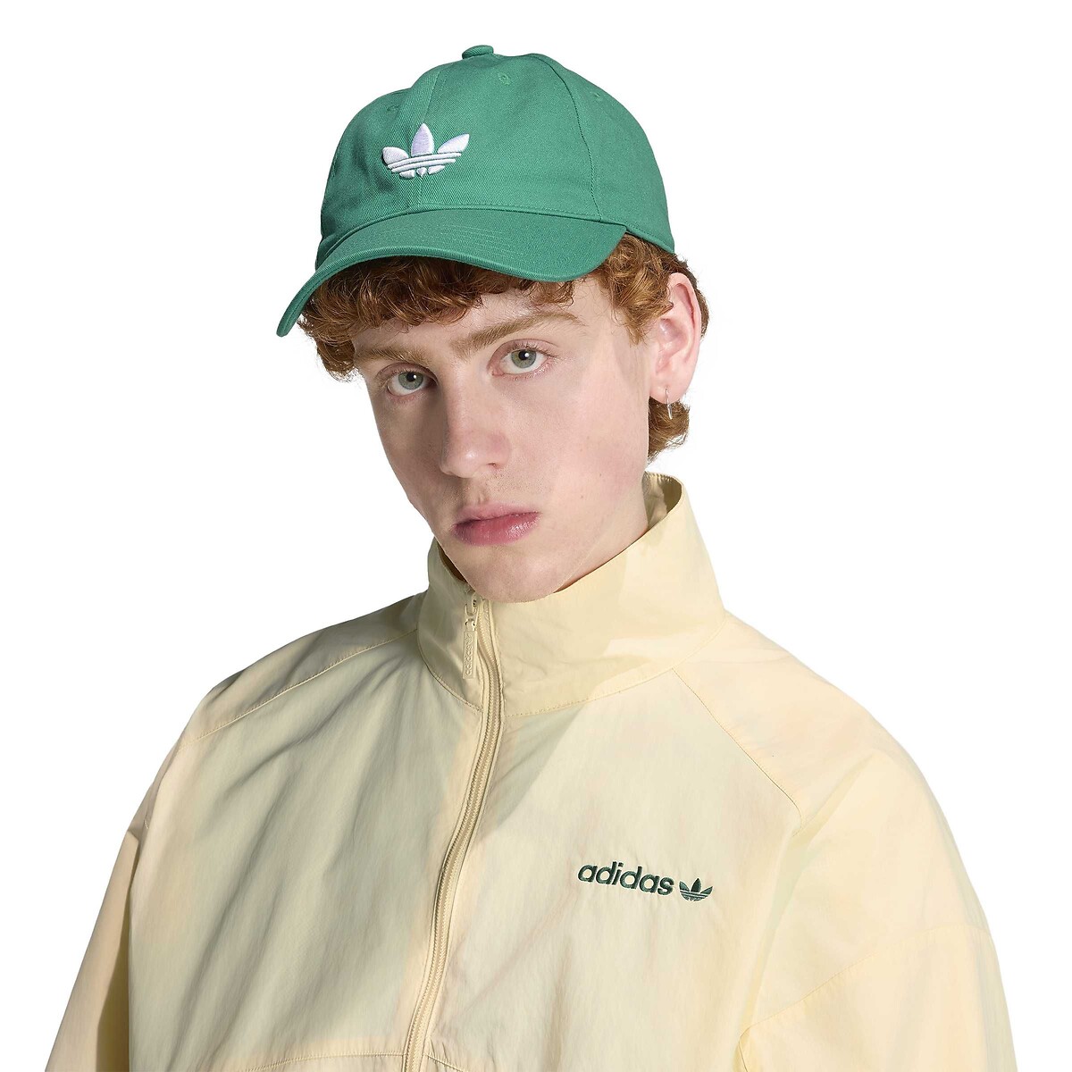 Jas in geweven stof, loose fit, MUNICH 93 vanille, adidas Originals