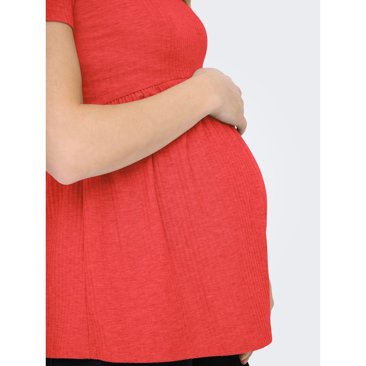 Top Peplum flame scarlet, ONLY