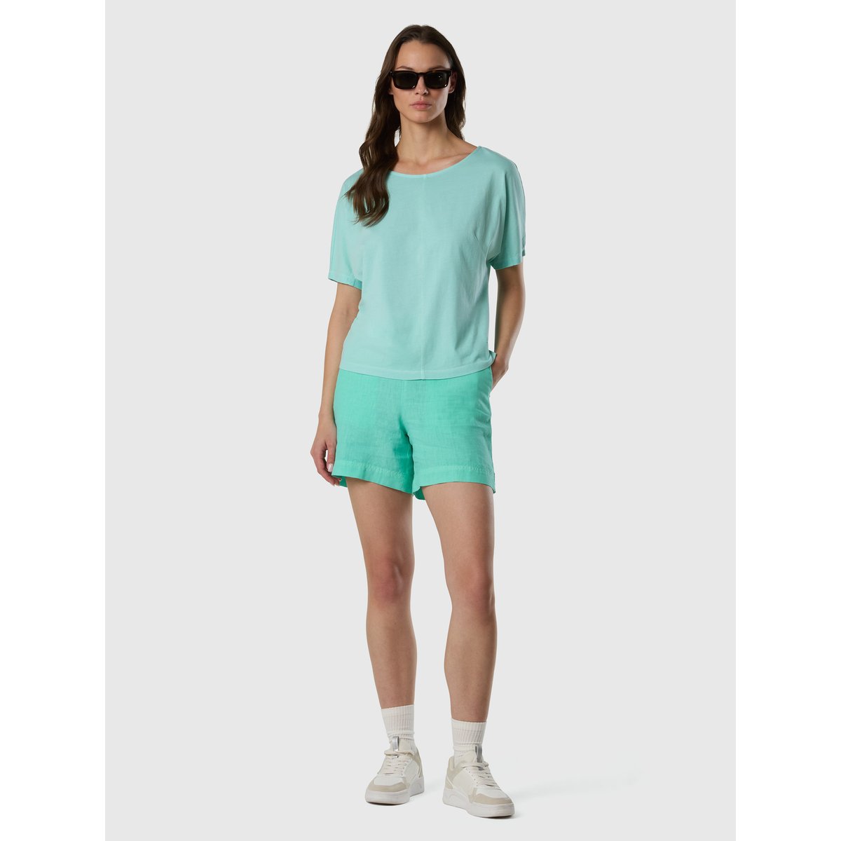 Slub jersey kimono T-shirt verre de plage, NORTH SAILS