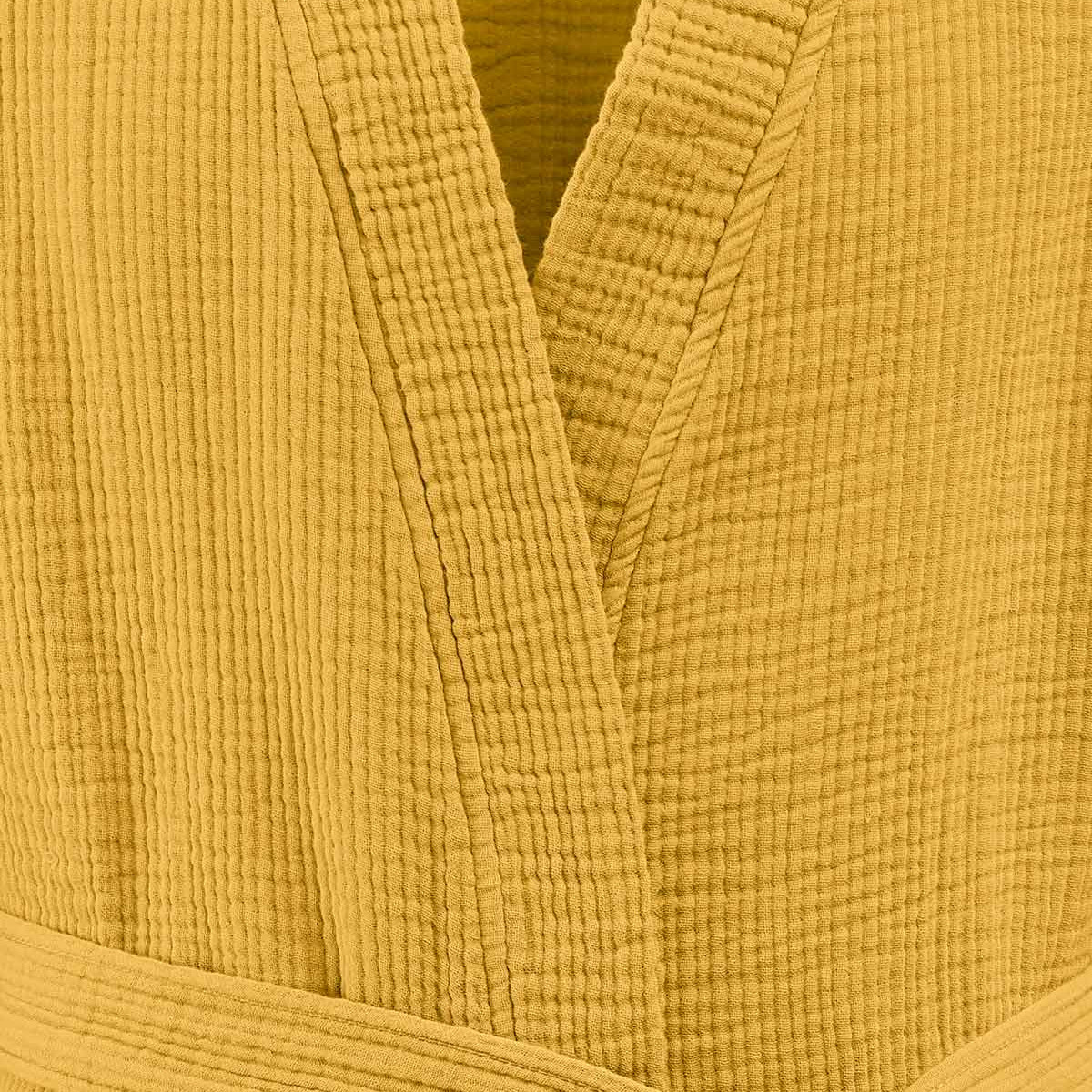 Peignoir en gaze de coton LOFT miel, SENSEI MAISON