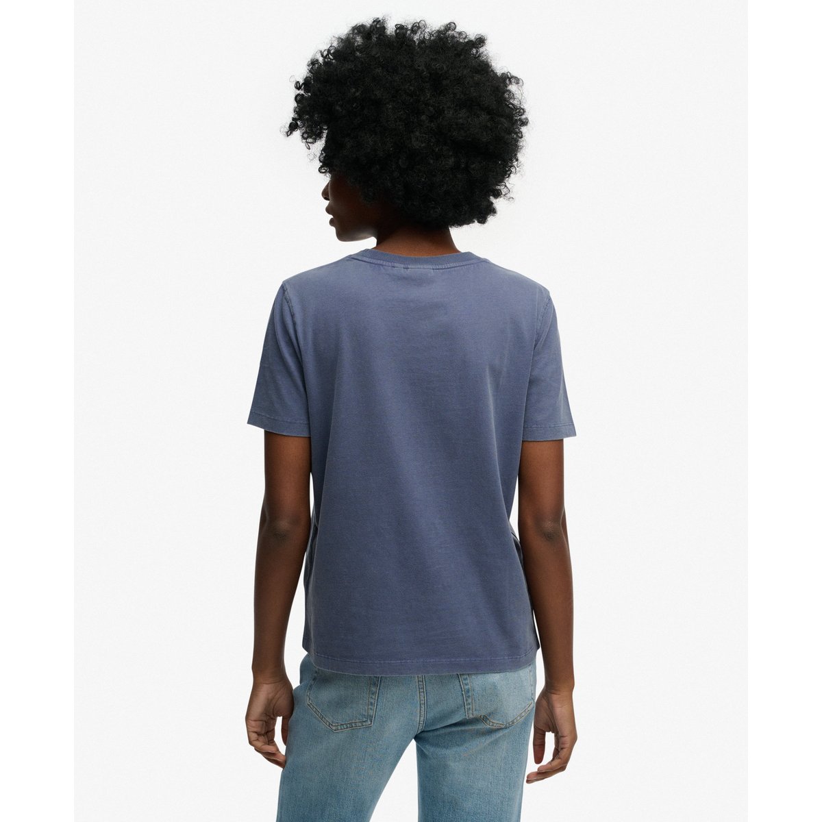 T-shirt Vintage Prep bleu marine matelot, SUPERDRY