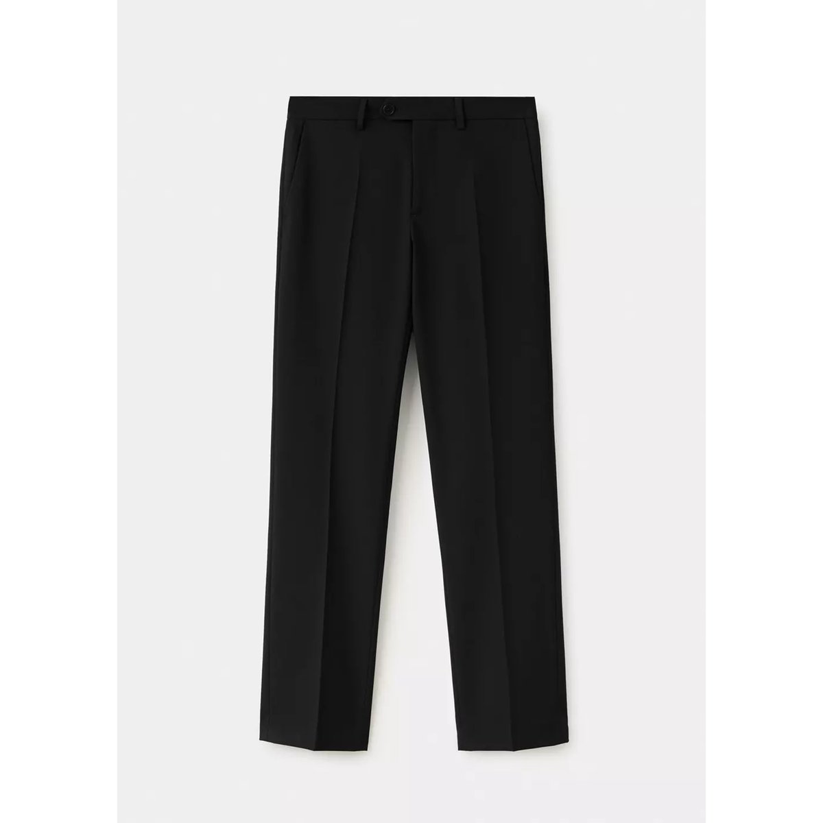 Pantalon droit costume noir, MANGO TEEN