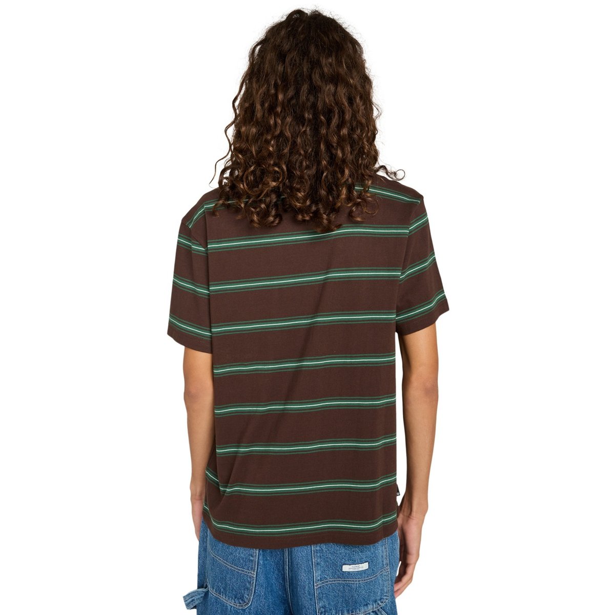 T-shirt à manches courtes BIGFOOT POCKET LABEL marron bigfoot java stripe, ELEMENT