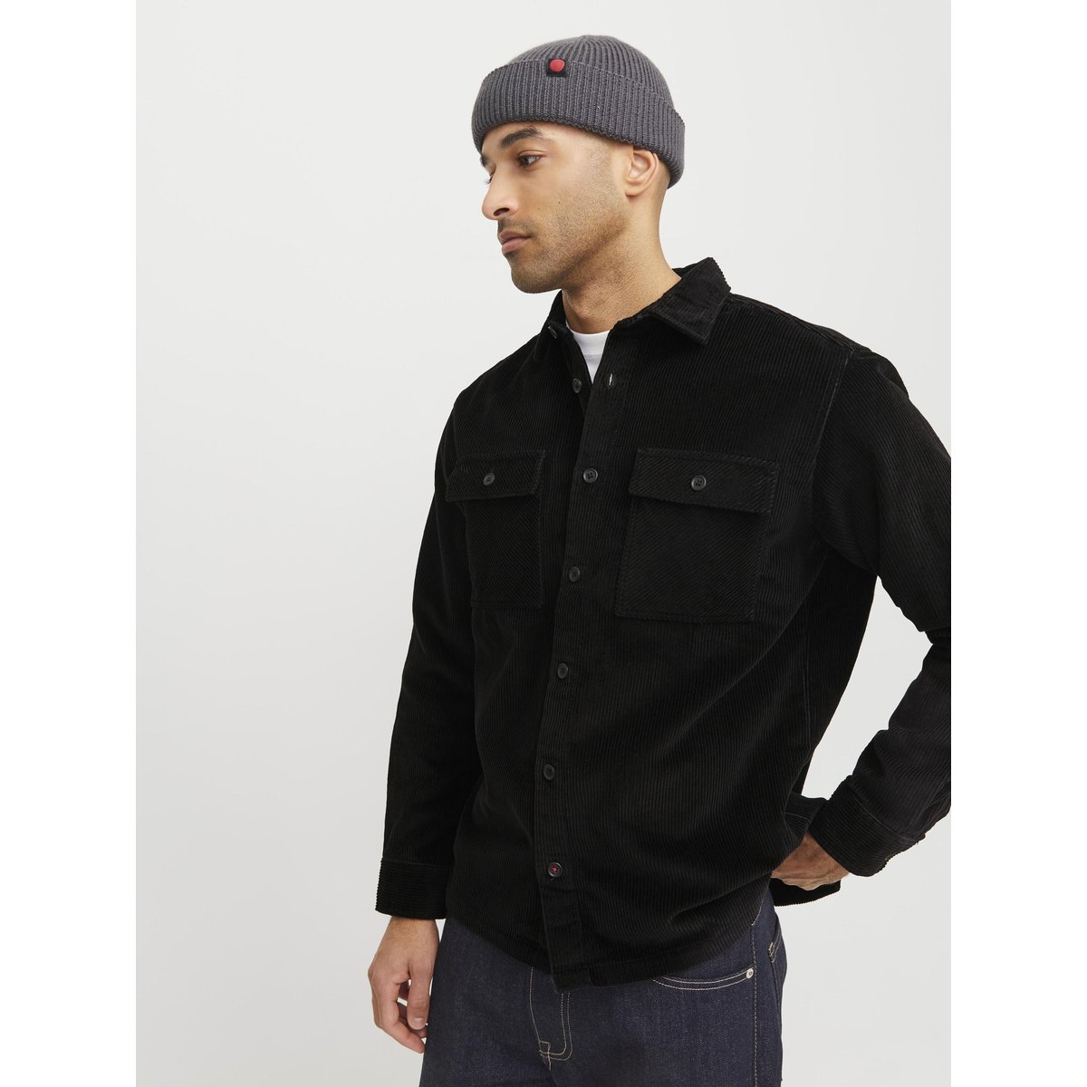 Surchemise black 3, JACK & JONES