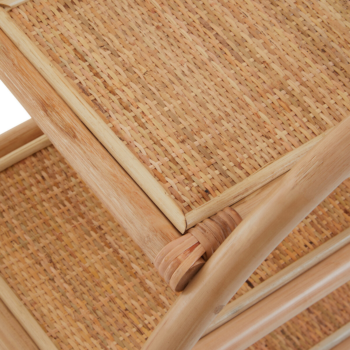 Anoki Rattan Console Shelving Unit natural, SO'HOME