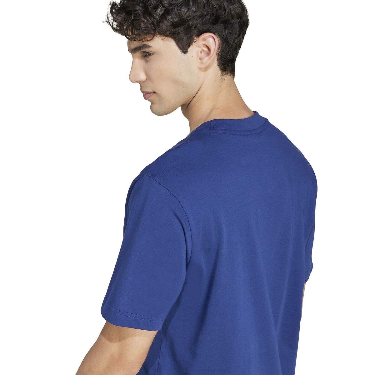 T-shirt manches courtes Essentiel petit logo bleu, ADIDAS SPORTSWEAR